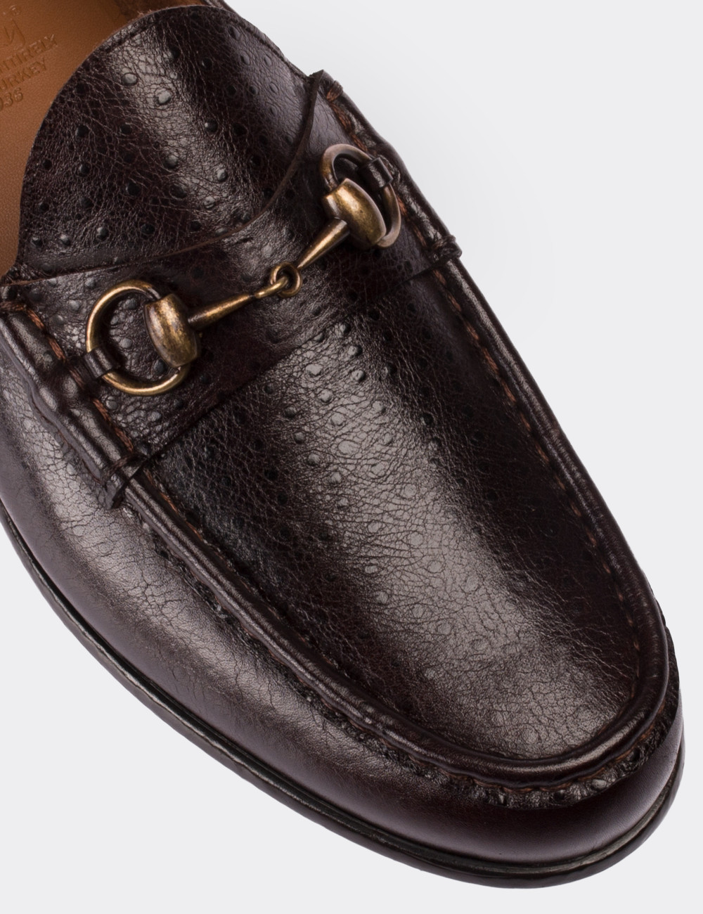 Brown Calfskin Leather Loafers Deery