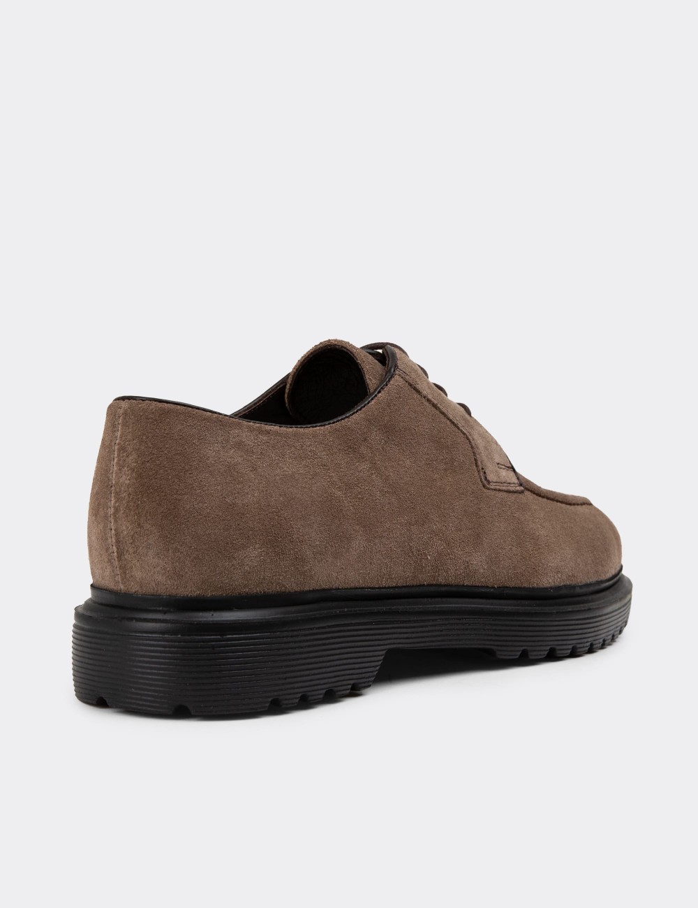 Sandstone Suede Leather Lace-up Shoes - 01931MVZNE01