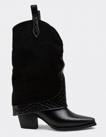 Black Western Boots - CNT03ZSYHC01