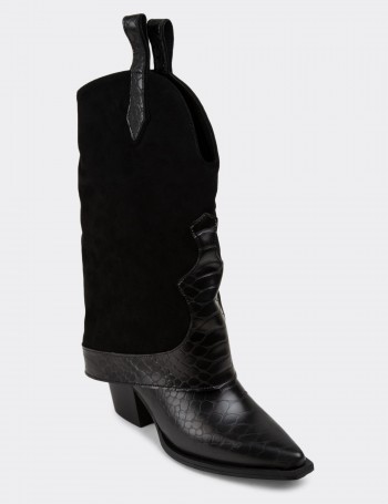 Black Western Boots - CNT03ZSYHC01