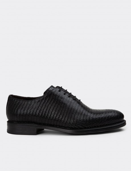 Black Leather Classic Shoes