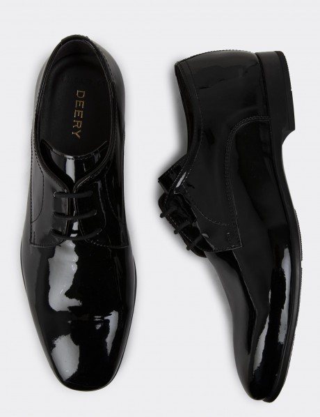 Black Patent Classic Shoes