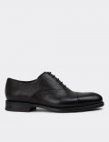 Black Leather Classic Shoes