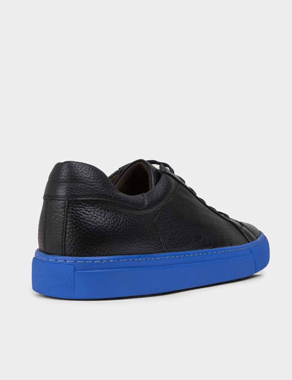 Black Leather Sneakers - 01829MSYHC10