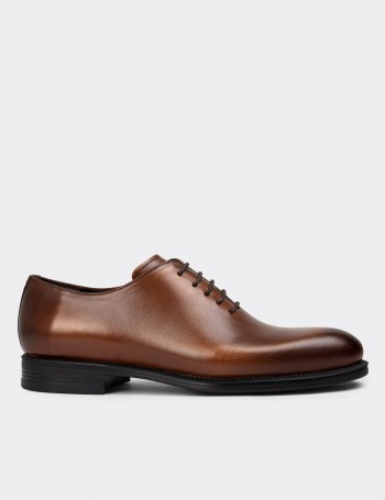 Copper Leather Classic Shoes - 01830MBKRC01
