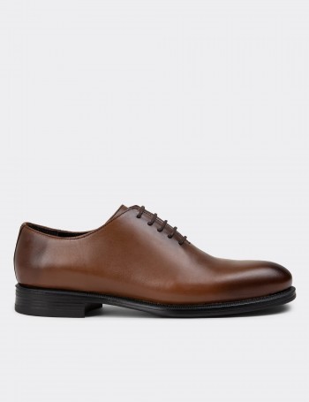 Brown Leather Classic Shoes - 01830MKHVC01