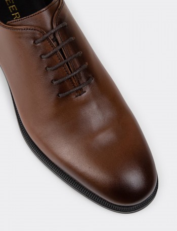 Brown Leather Classic Shoes - 01830MKHVC01