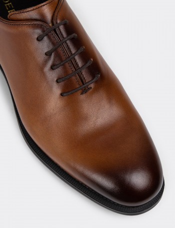 Tan Leather Classic Shoes - 01830MTBAC02