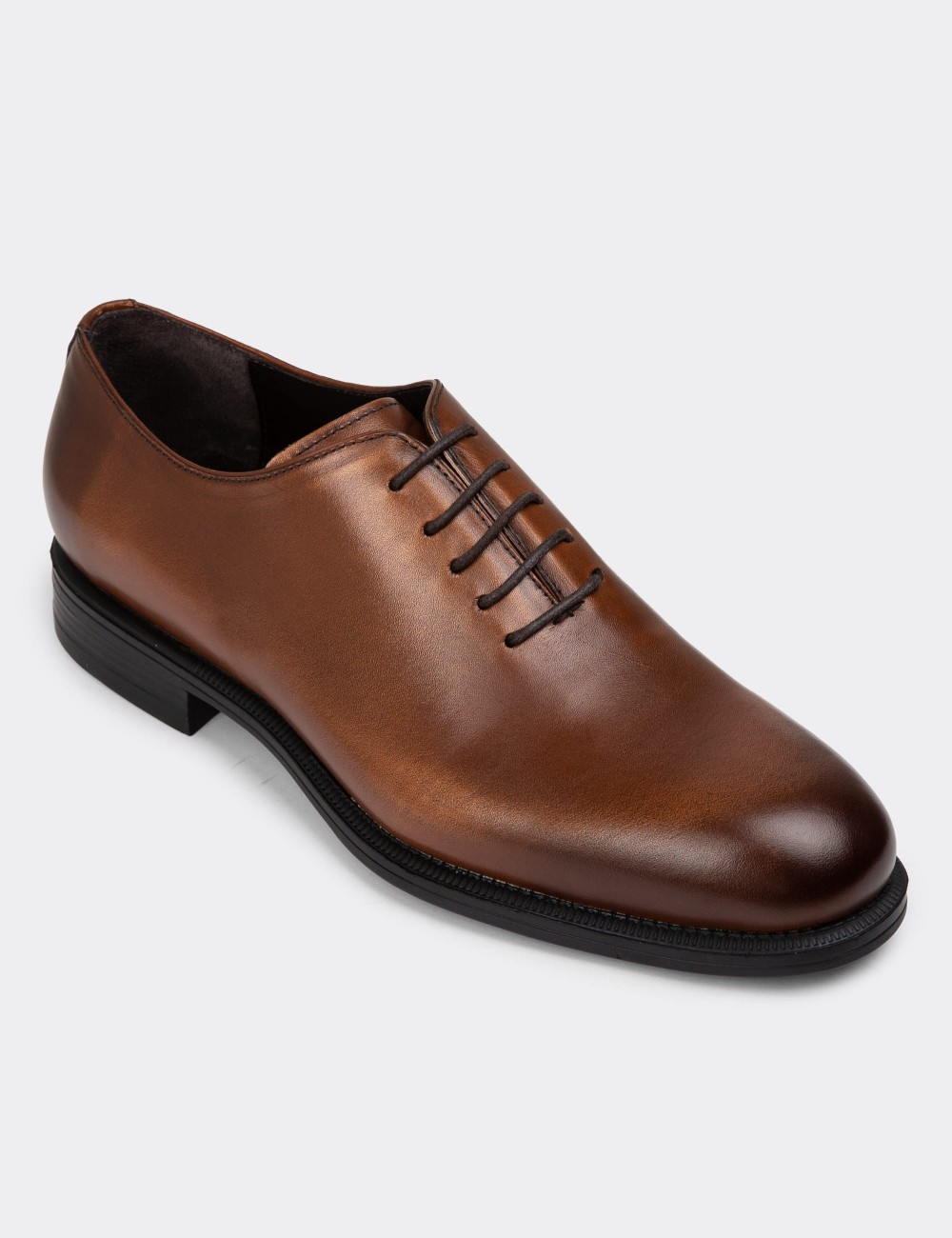 Copper Leather Classic Shoes - 01830MBKRC01