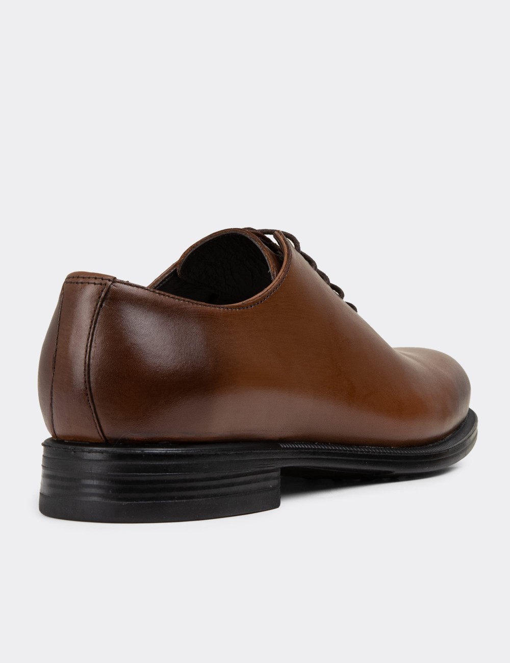 Brown Leather Classic Shoes - 01830MKHVC01