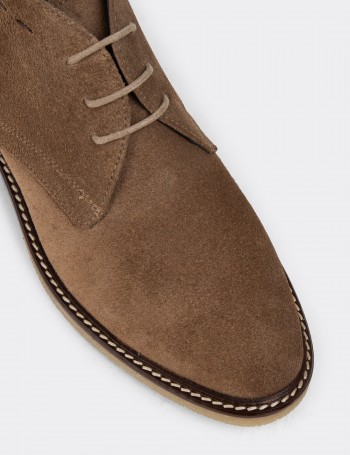 Sandstone Suede Leather Desert Boots - 01967ZVZNC02