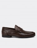 Brown Leather Loafers