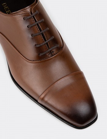 Tan Leather Classic Shoes