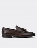 Brown Leather Loafers