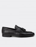 Black Leather Loafers