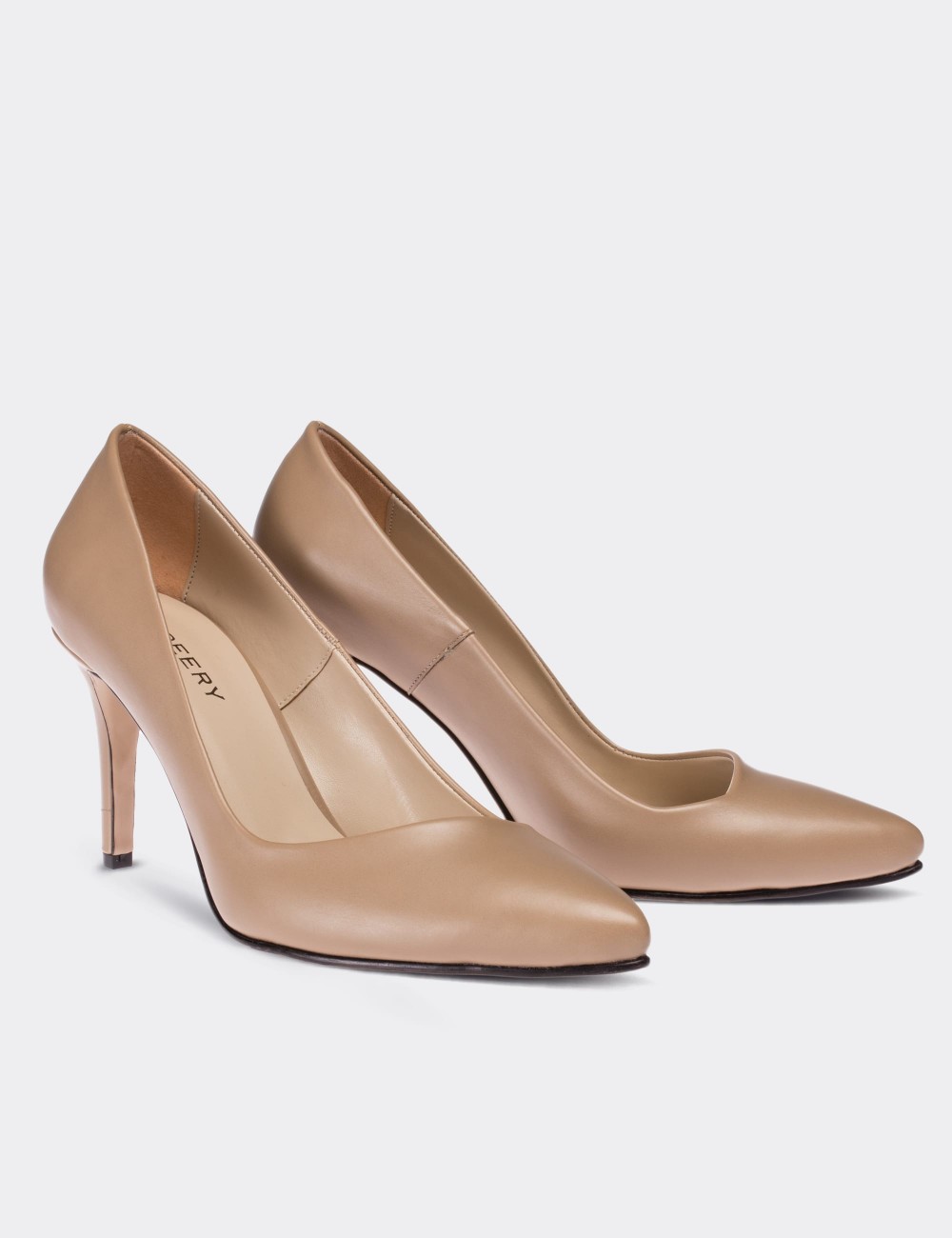 Beige Stiletto - 02049ZBEJM01