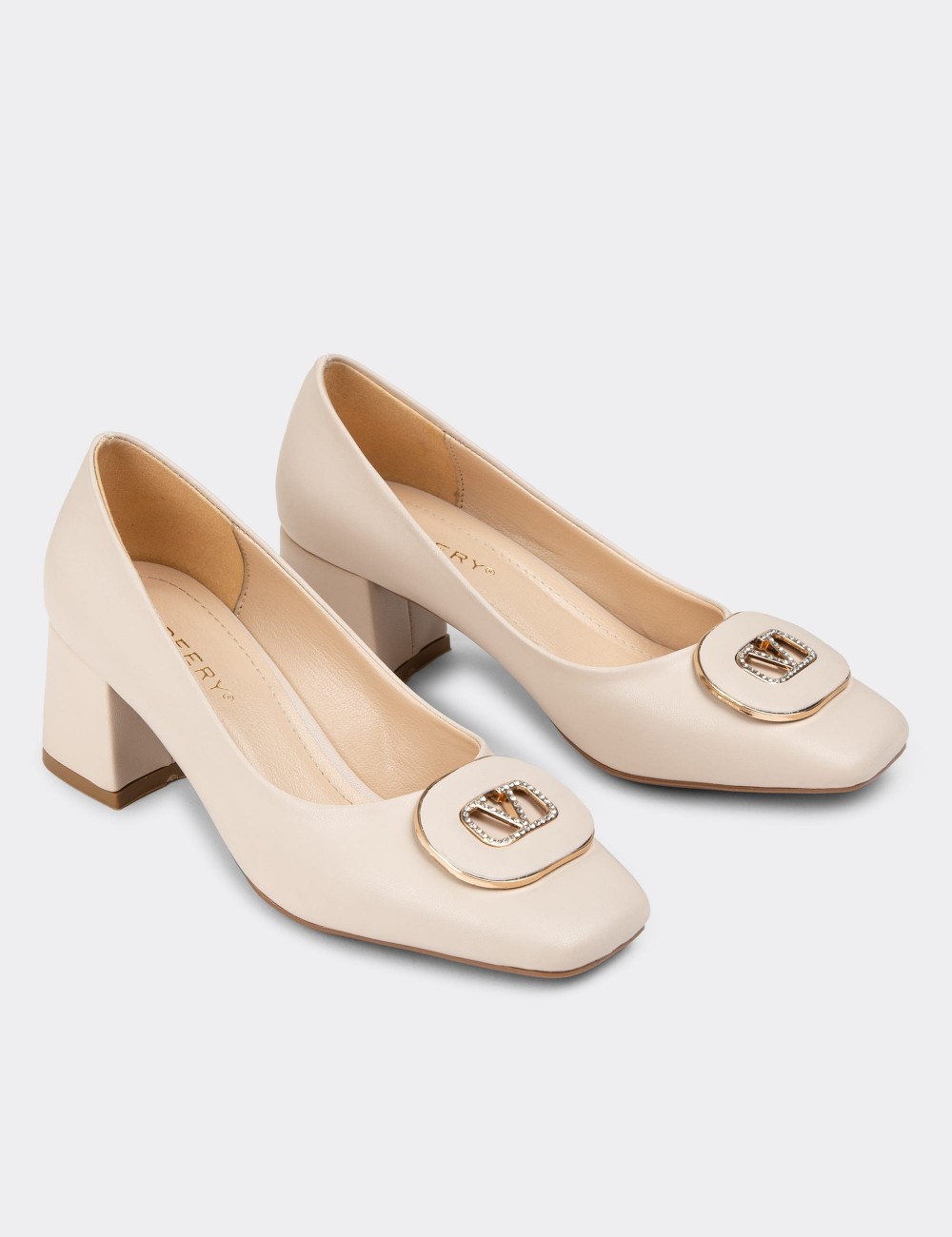 Beige Pumps - 24109ZBEJC01