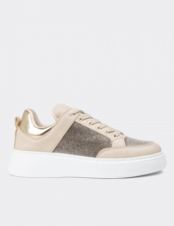 Beige Sneakers - K0054ZBEJP01