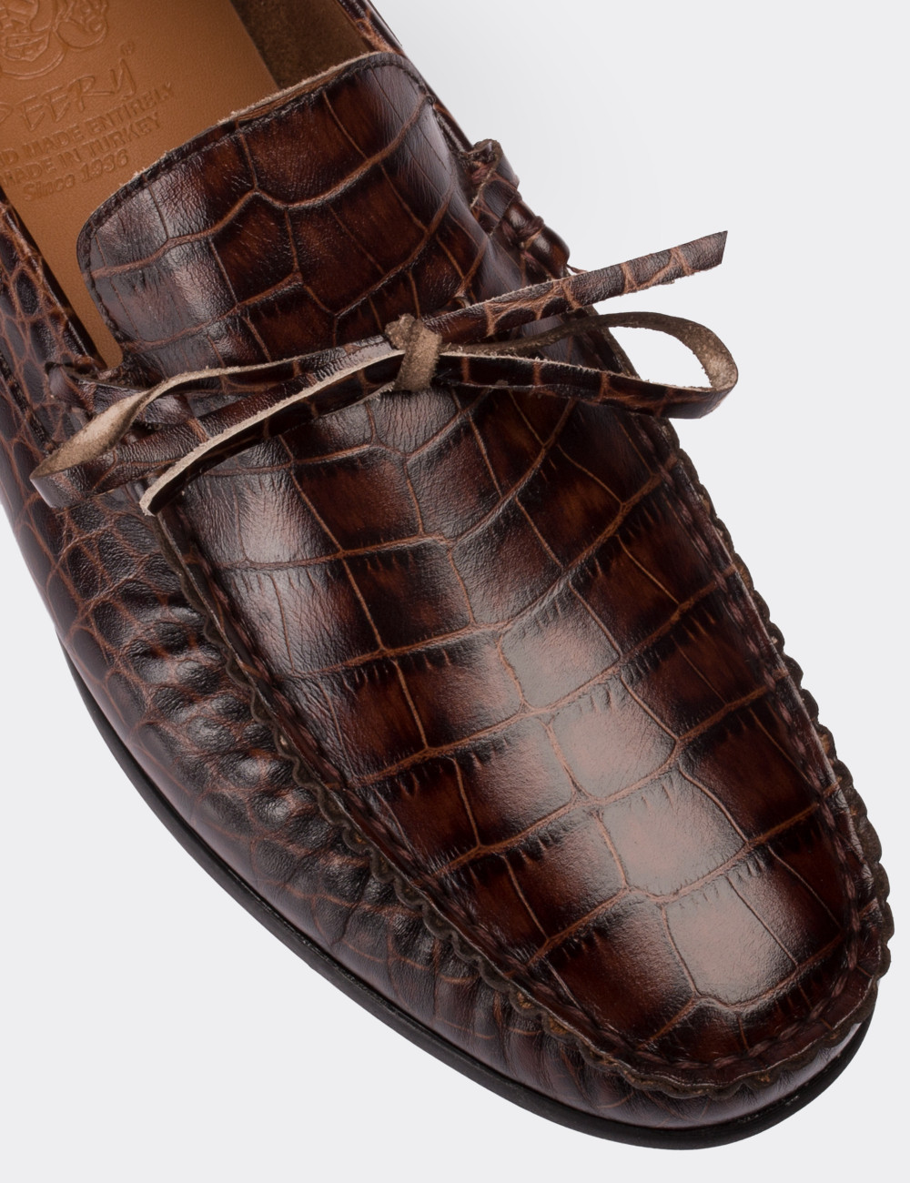 Brown  Leather Drivers - 01647MKHVC02