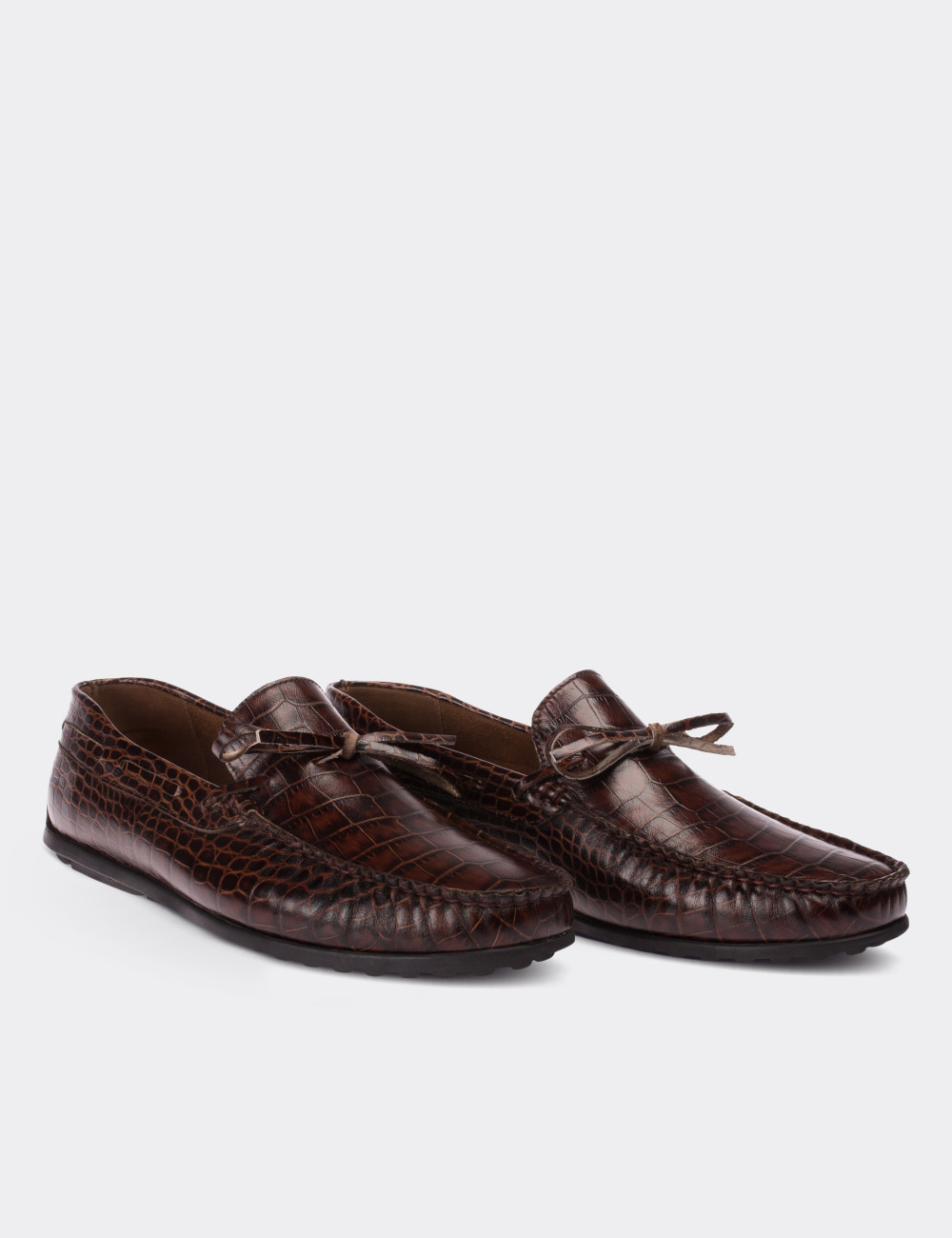 Brown  Leather Drivers - 01647MKHVC02