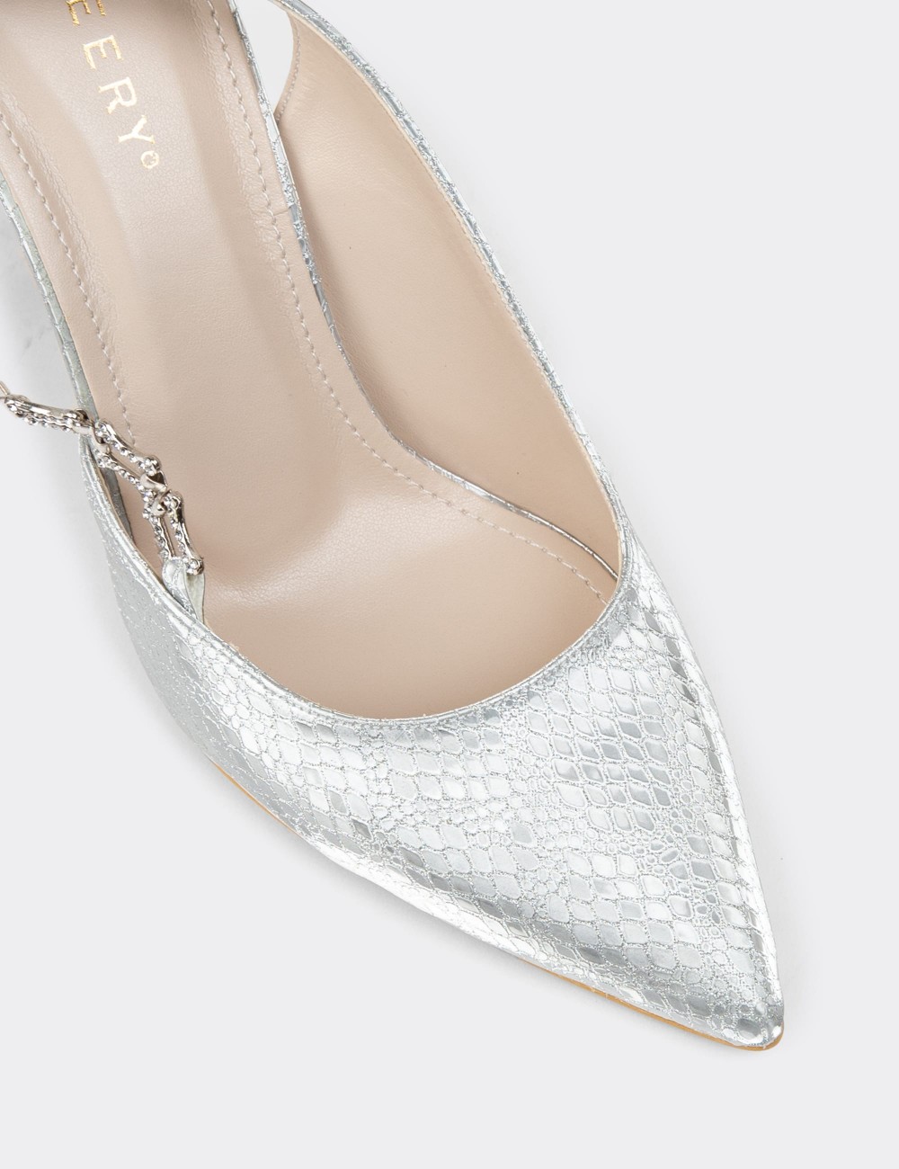 Silver Pumps - K0099ZGMSM01