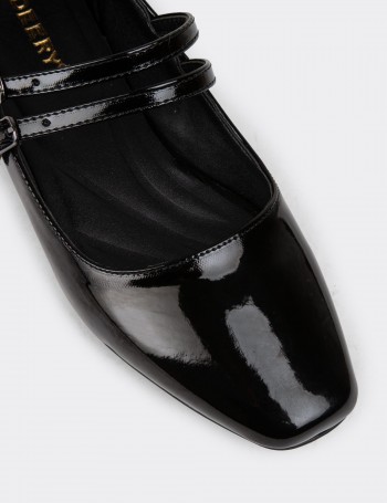 Black Patent Leather Loafers - K0110ZSYHC02