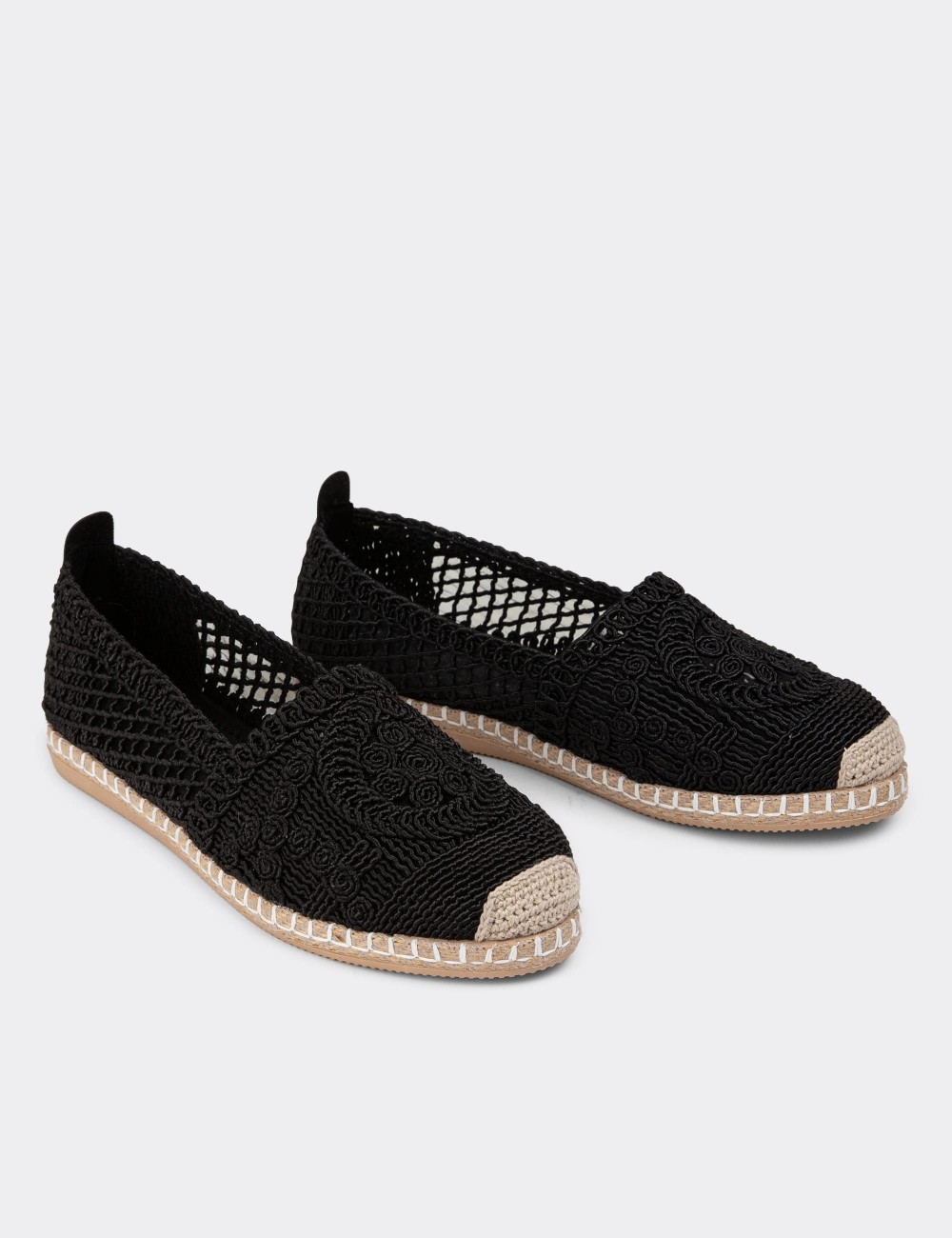 Black Espadrilles - K0218ZSYHC01