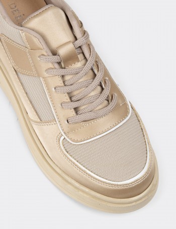 Beige Sneakers - K0339ZBEJC01