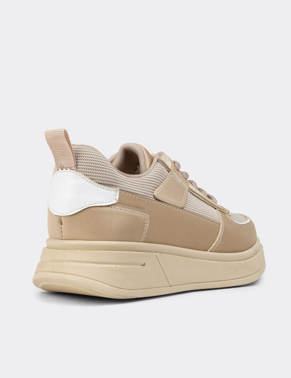 Beige Sneakers - K0339ZBEJC01