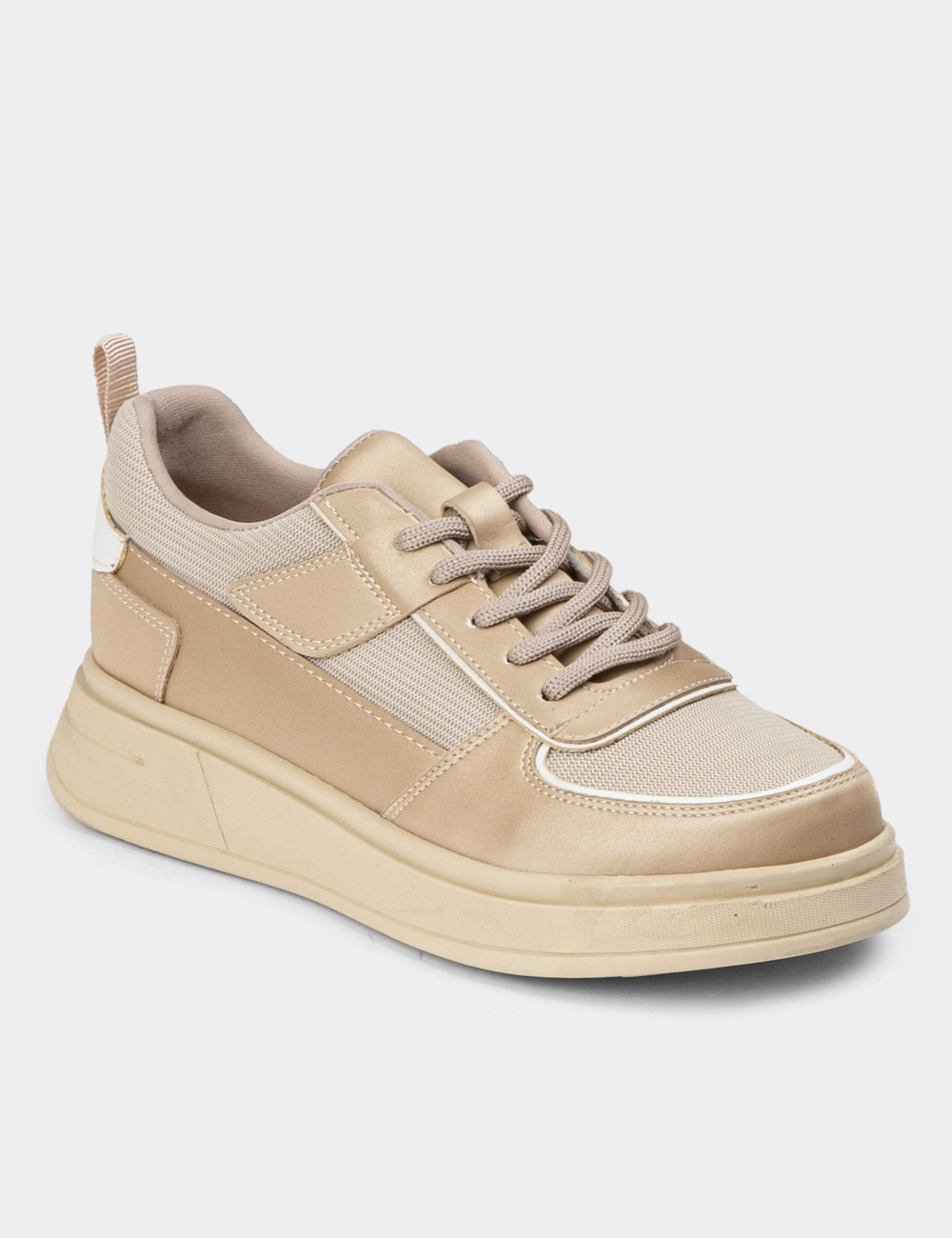 Beige Sneakers - K0339ZBEJC01