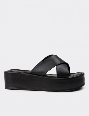 Black Sandals - K0356ZSYHP01