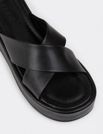 Black Sandals - K0356ZSYHP01