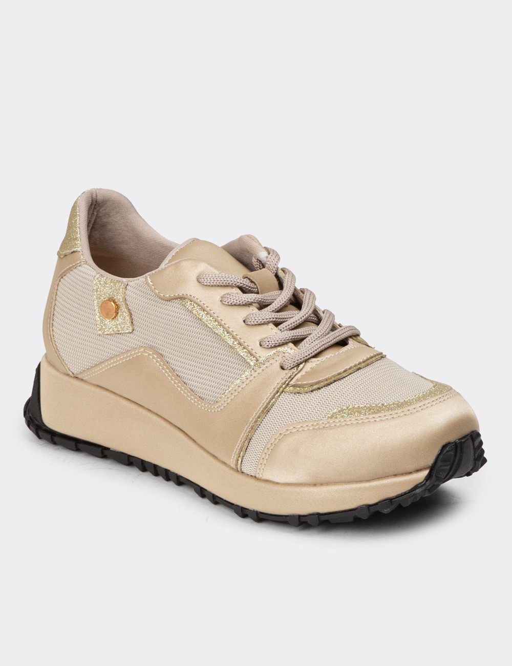 Beige Sneakers - K0371ZBEJC01