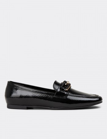 Black Patent Moccasin - K0501ZSYHC01