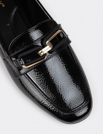 Black Patent Moccasin - K0501ZSYHC01