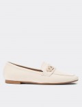 Beige Loafers