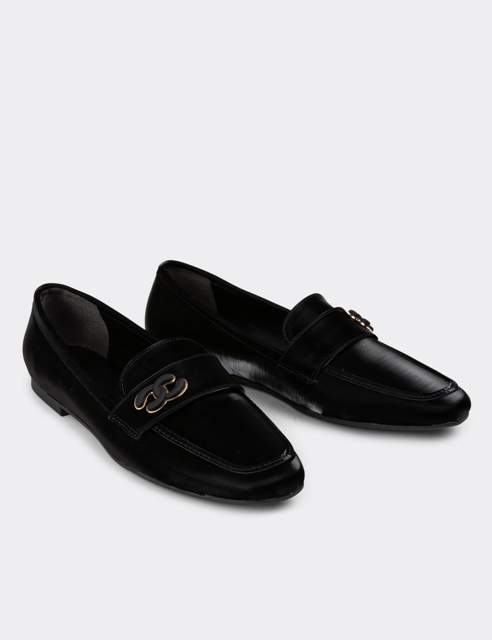 Black Loafers - K0505ZSYHC01