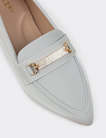 Silver Loafers - K0552ZGMSC01