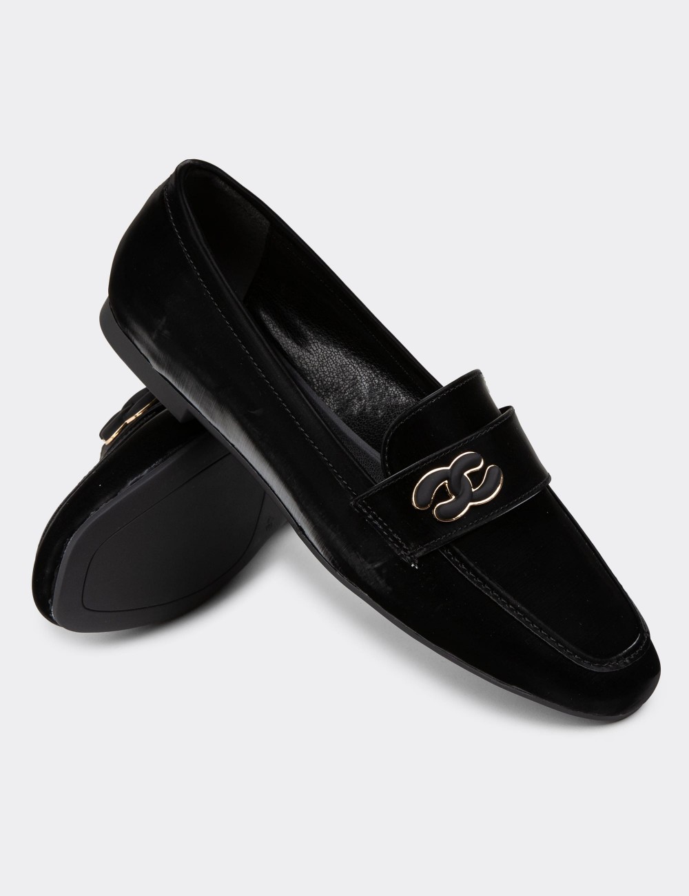 Black Loafers - K0505ZSYHC01