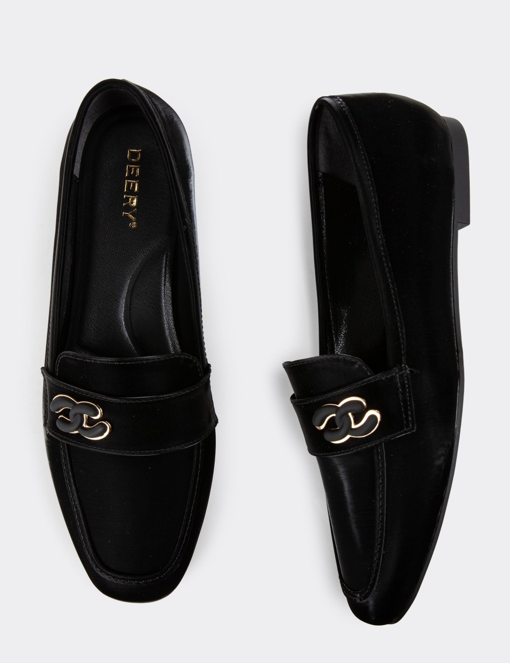 Black Loafers - K0505ZSYHC01