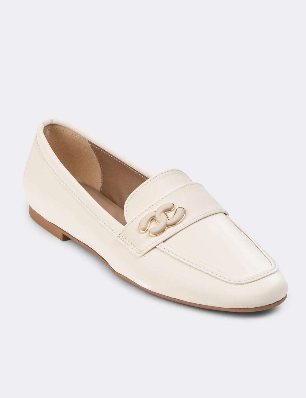 Beige Loafers - K0505ZBEJC01