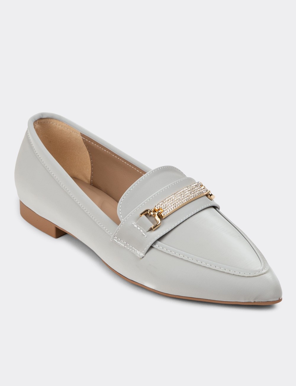 Silver Loafers - K0552ZGMSC01