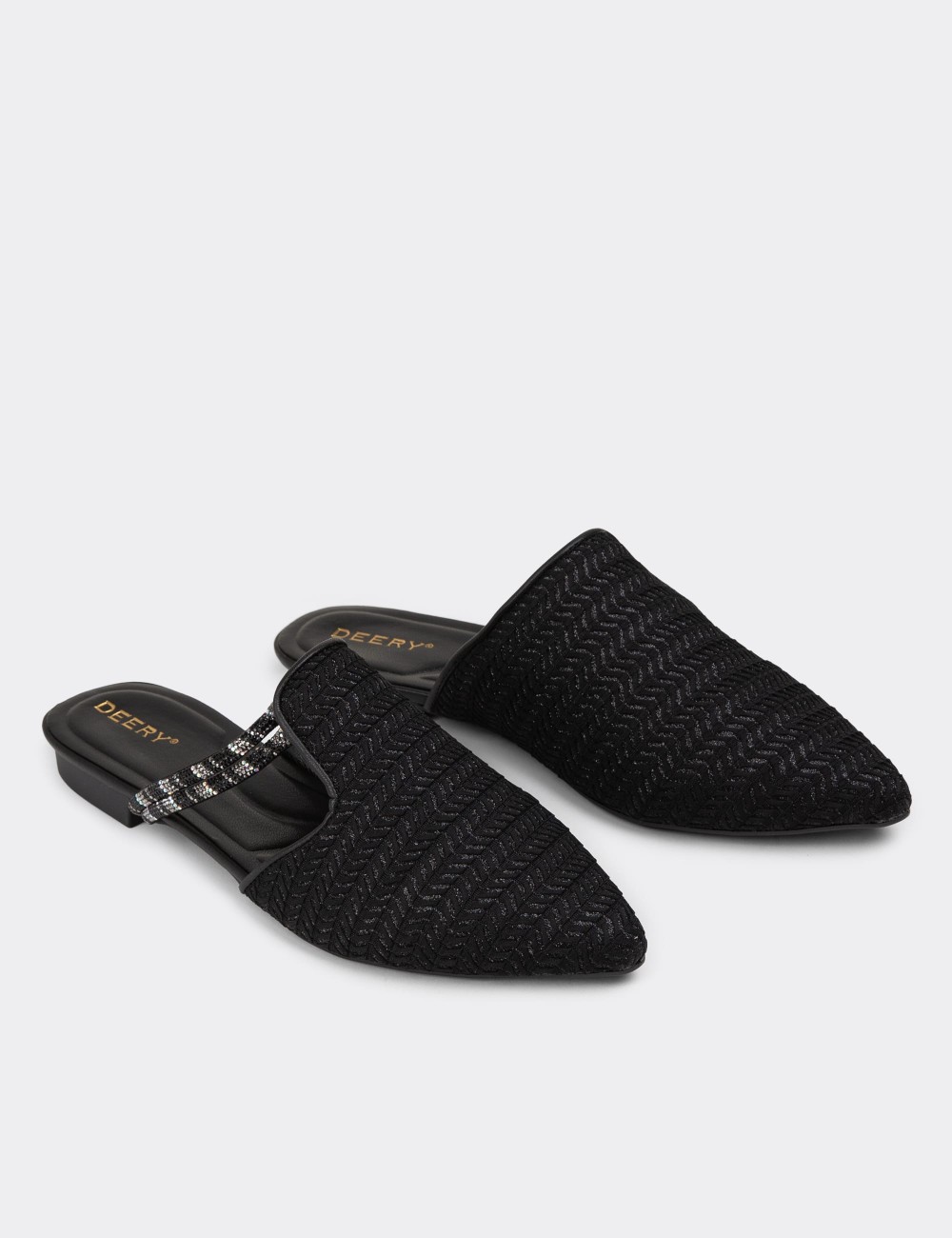 Black Mules - K0573ZSYHC01