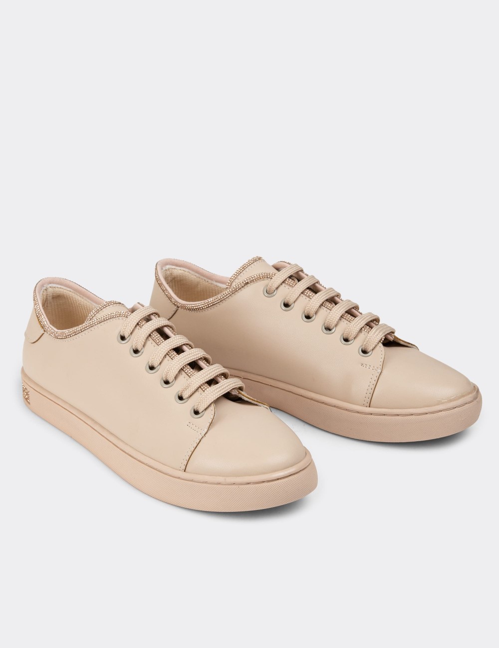 Beige Sneakers - K0600ZBEJC01