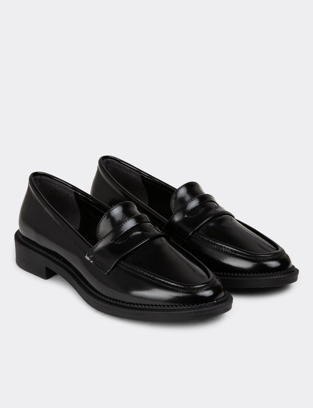 Black Loafers - K0904ZSYHC01