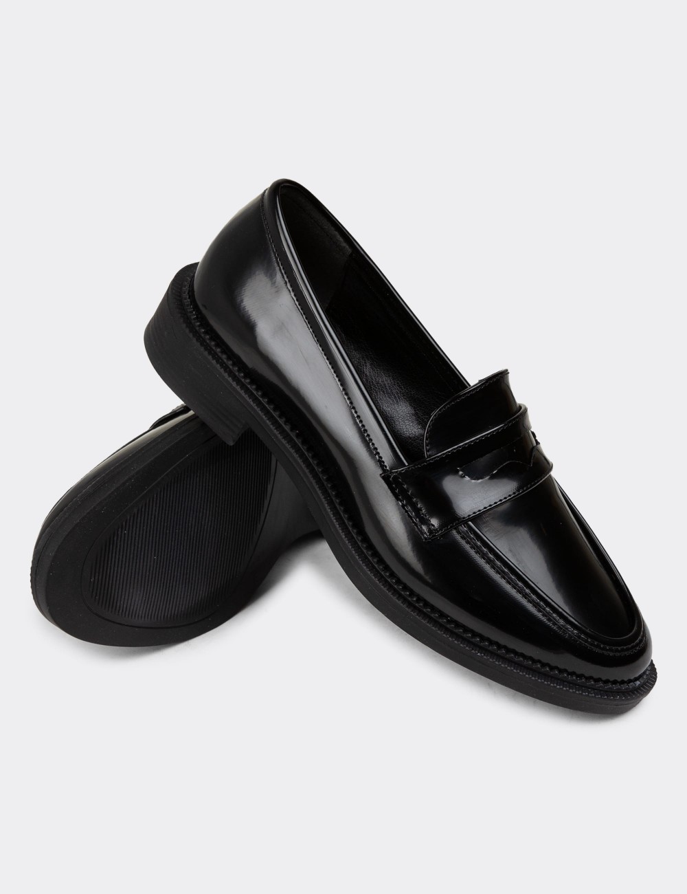 Black Loafers - K0904ZSYHC01