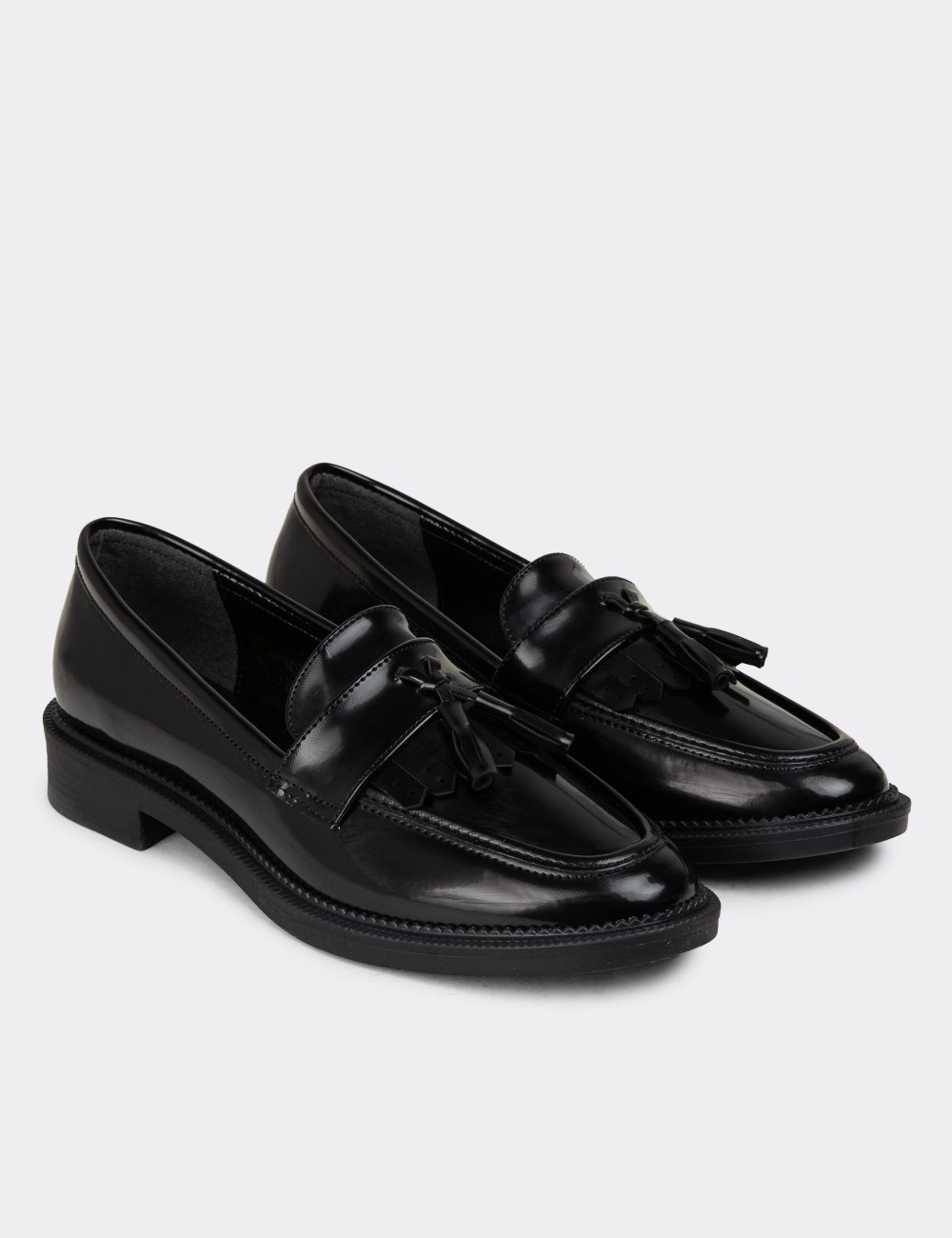 Black Loafers - K0907ZSYHC01