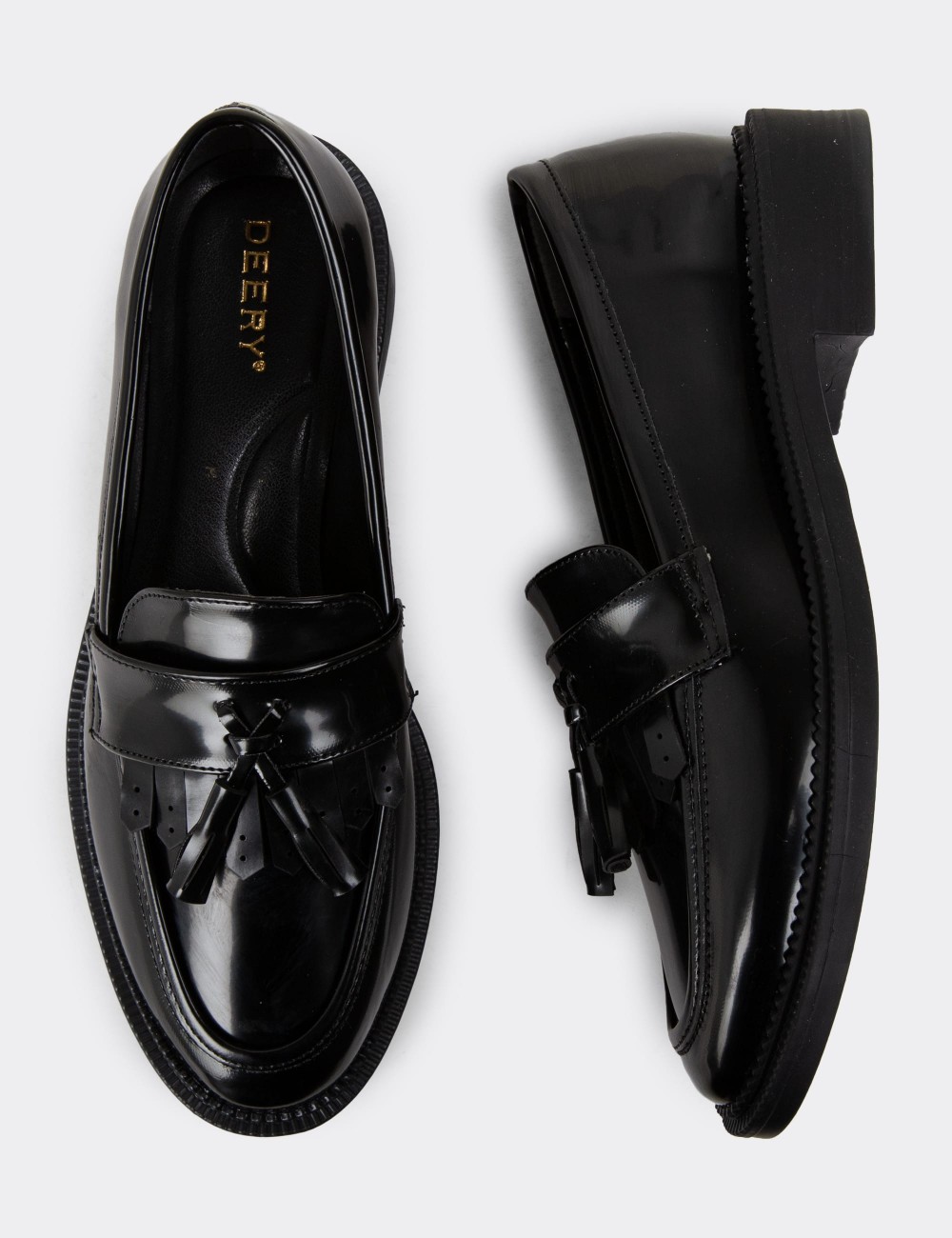 Black Loafers - K0907ZSYHC01