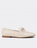 Cream Loafers