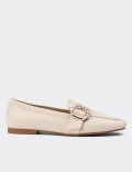 Cream Loafers